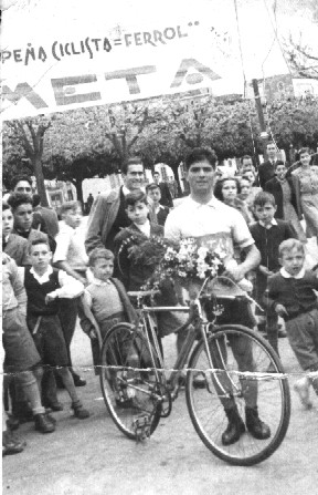 Una carrera que organizó la Peña Ciclista Ferrol